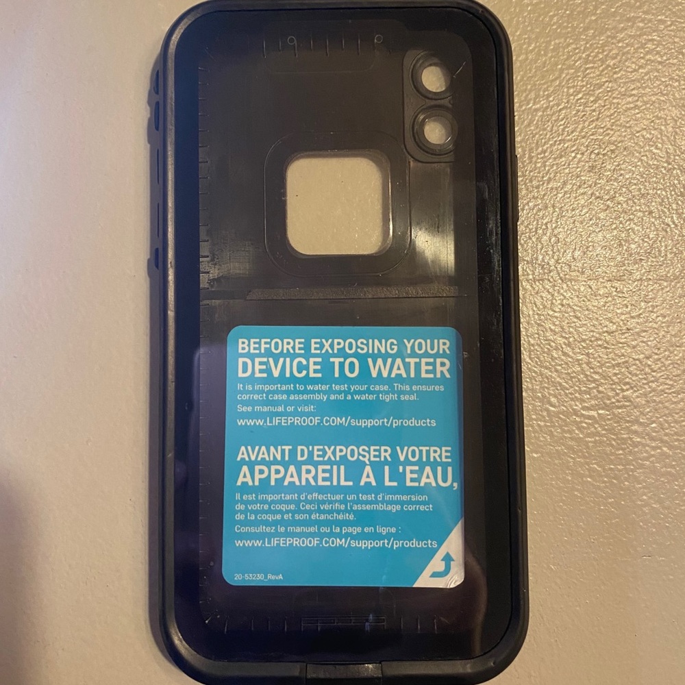 iPhone XR Lifeproof case